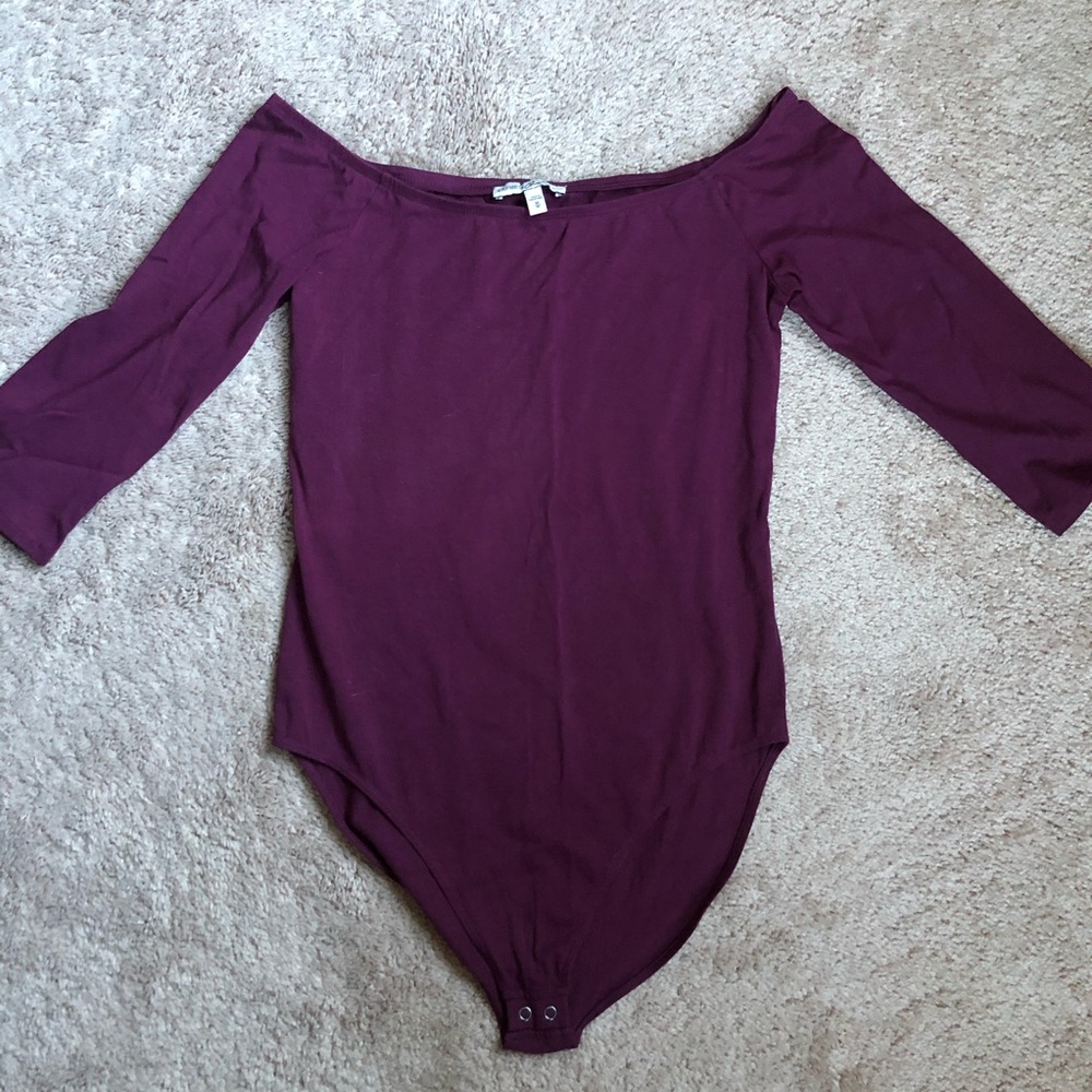 Off shoulder body suit